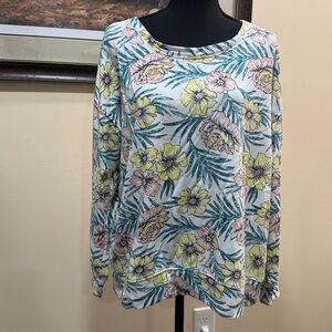 Lou & Grey Floral Long Sleeve Top